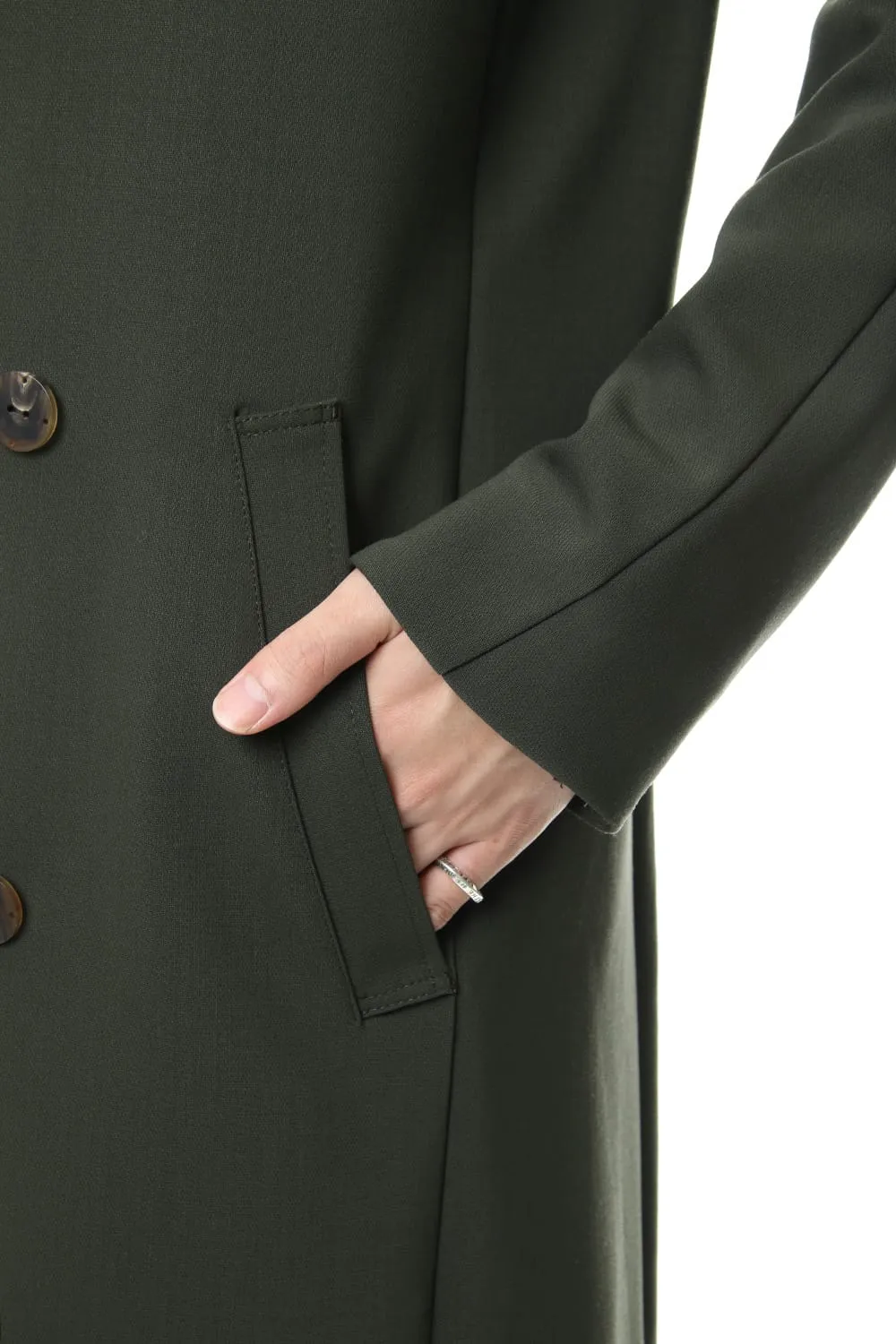 4 Way Stretch Wool Trench Coat