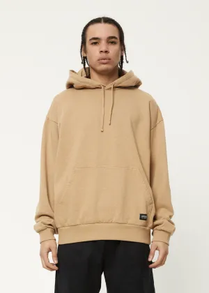 AFENDS Mens All Day - Relaxed Hoodie - Tan