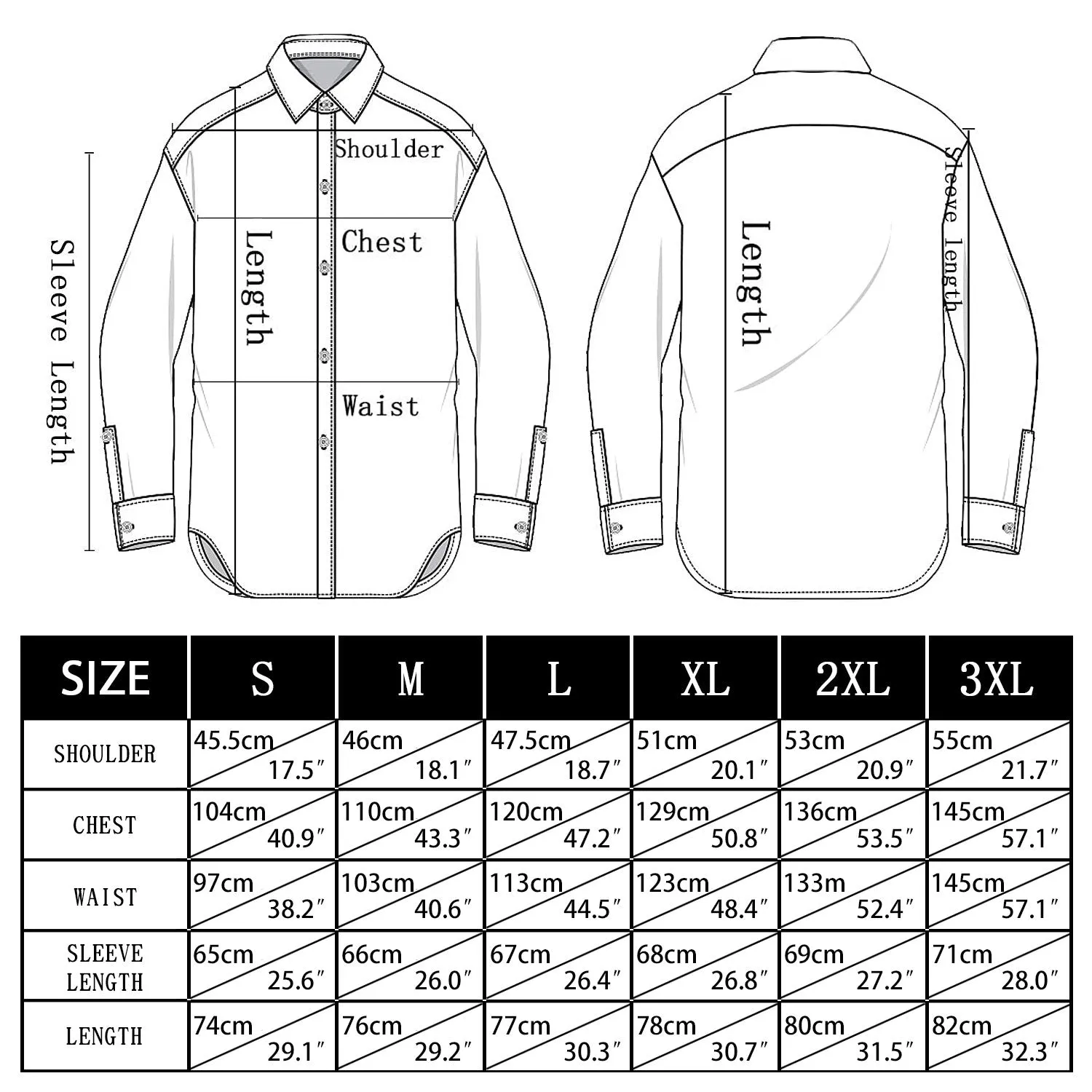 Blue Solid Four-way Stretch Fabric Men's Long Sleeve Shirt