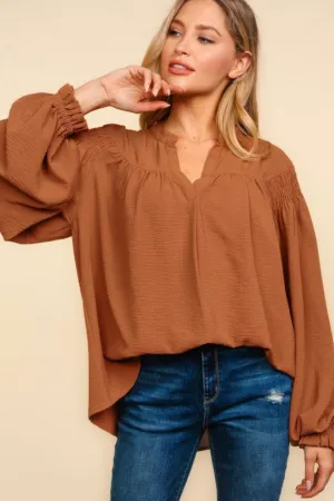 Caramel Apples Relaxed Blouse - FINAL SALE