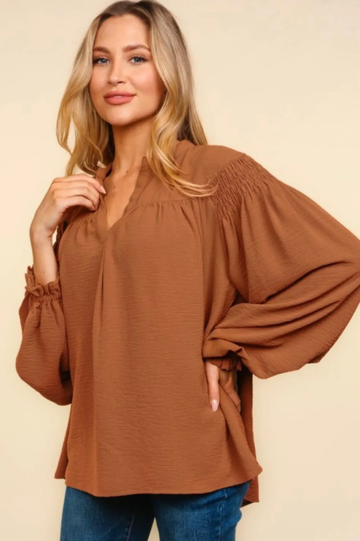Caramel Apples Relaxed Blouse - FINAL SALE