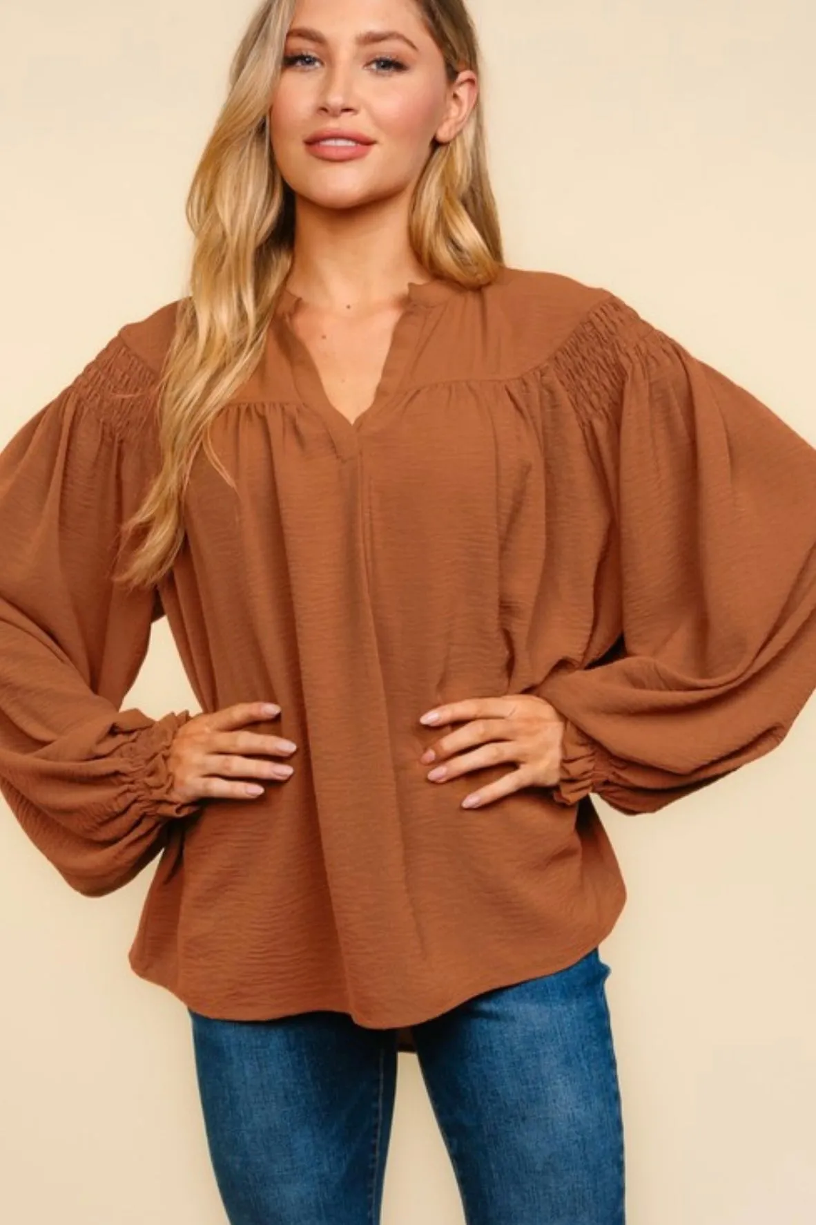 Caramel Apples Relaxed Blouse - FINAL SALE