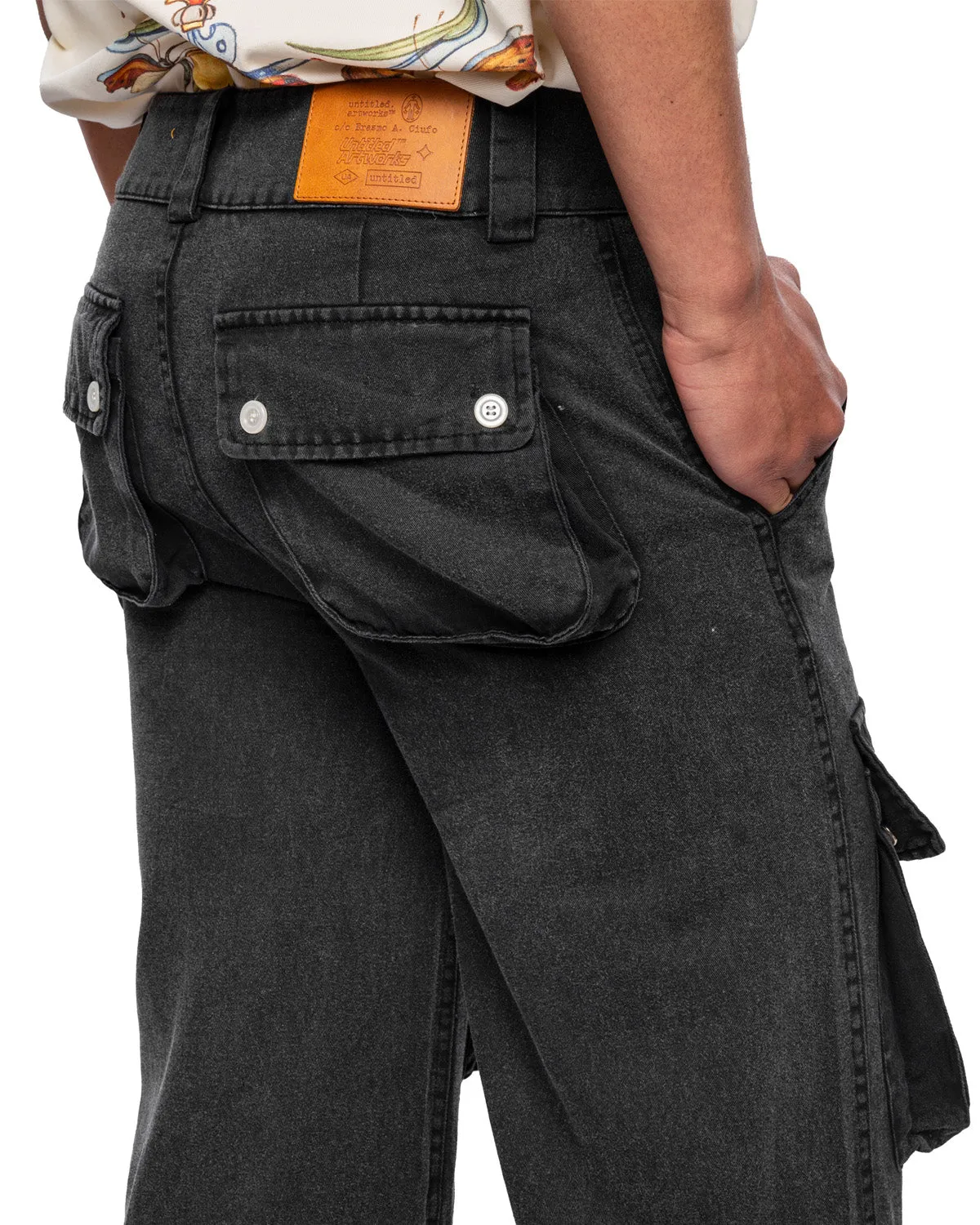 Cargo Pants Wide 'Black'