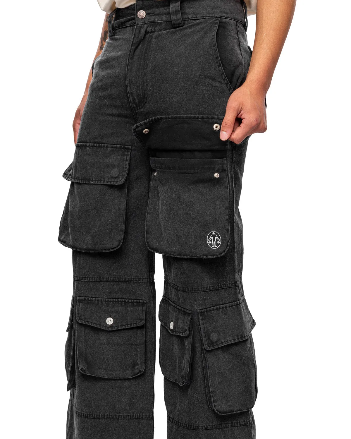 Cargo Pants Wide 'Black'