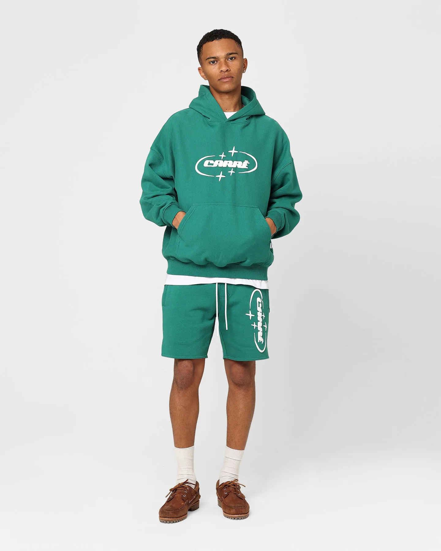 Carre 2K Oversized Hoodie Teal