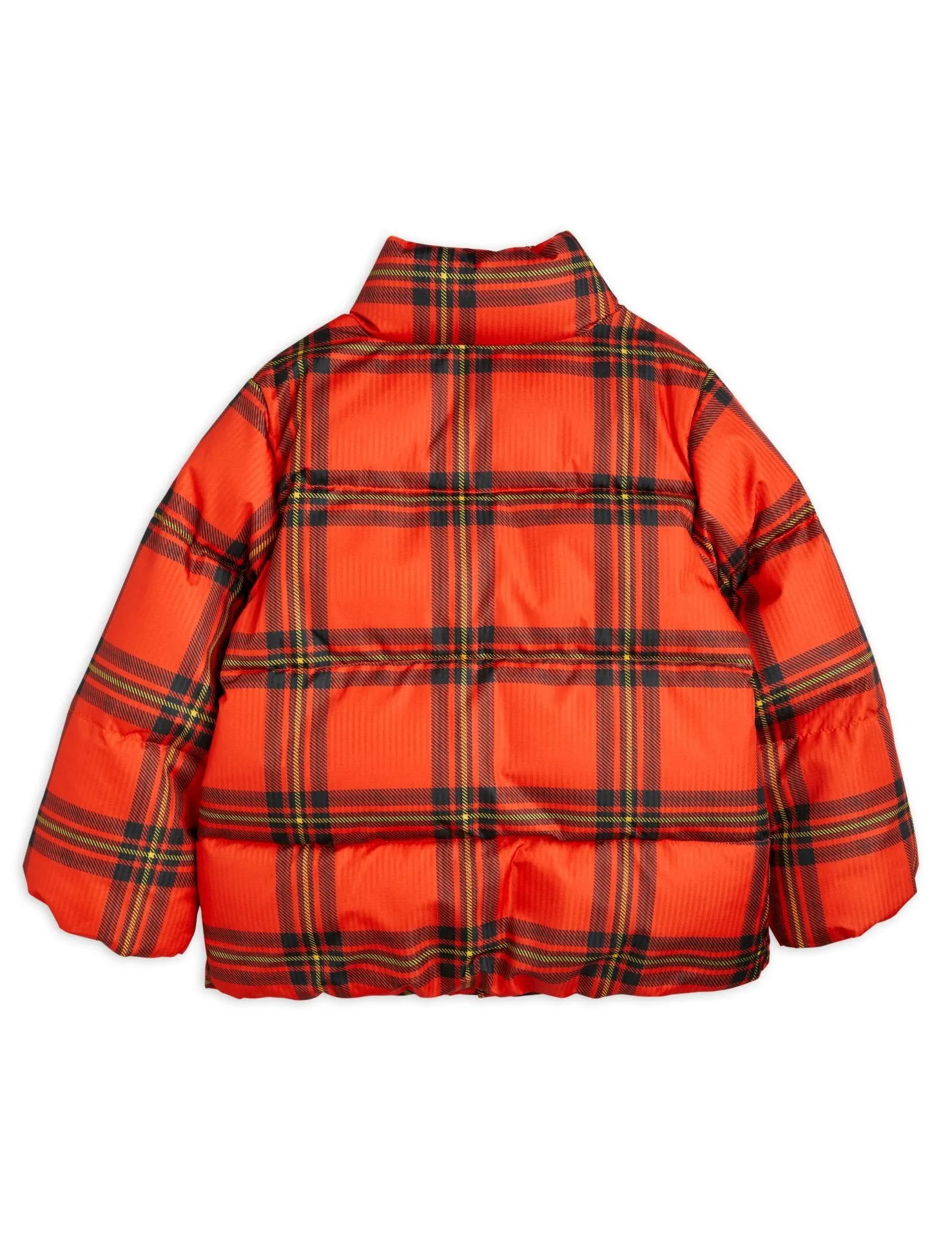 Check puffer jacket
