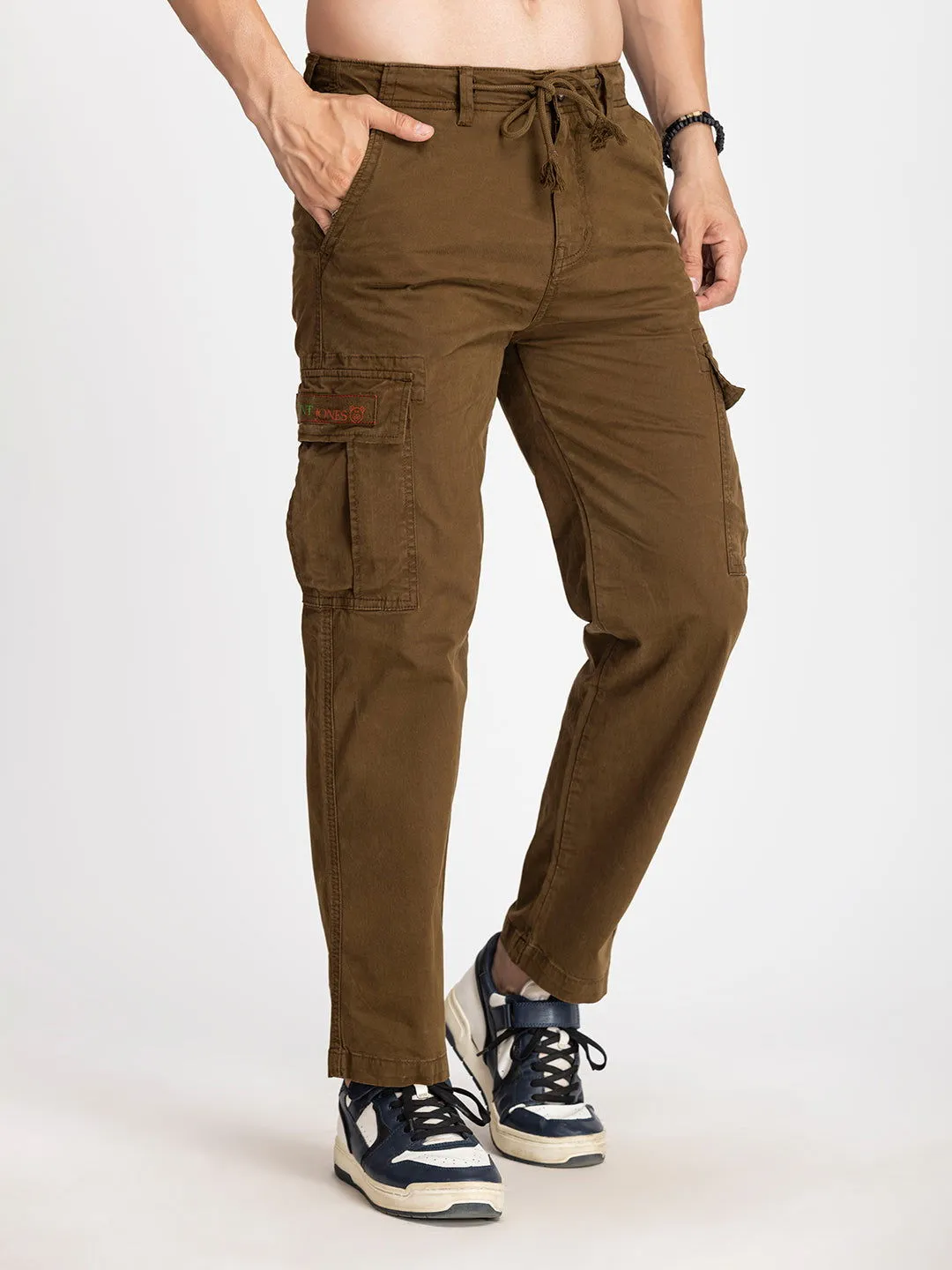 COFFEE BROWN COTTON UNIVERSE CARGO