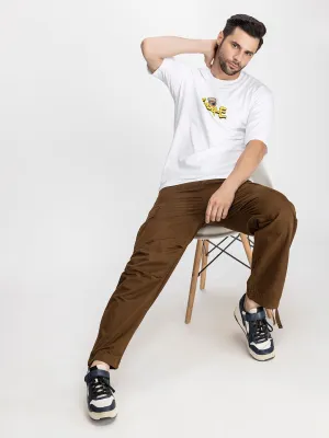 COFFEE BROWN COTTON UNIVERSE CARGO