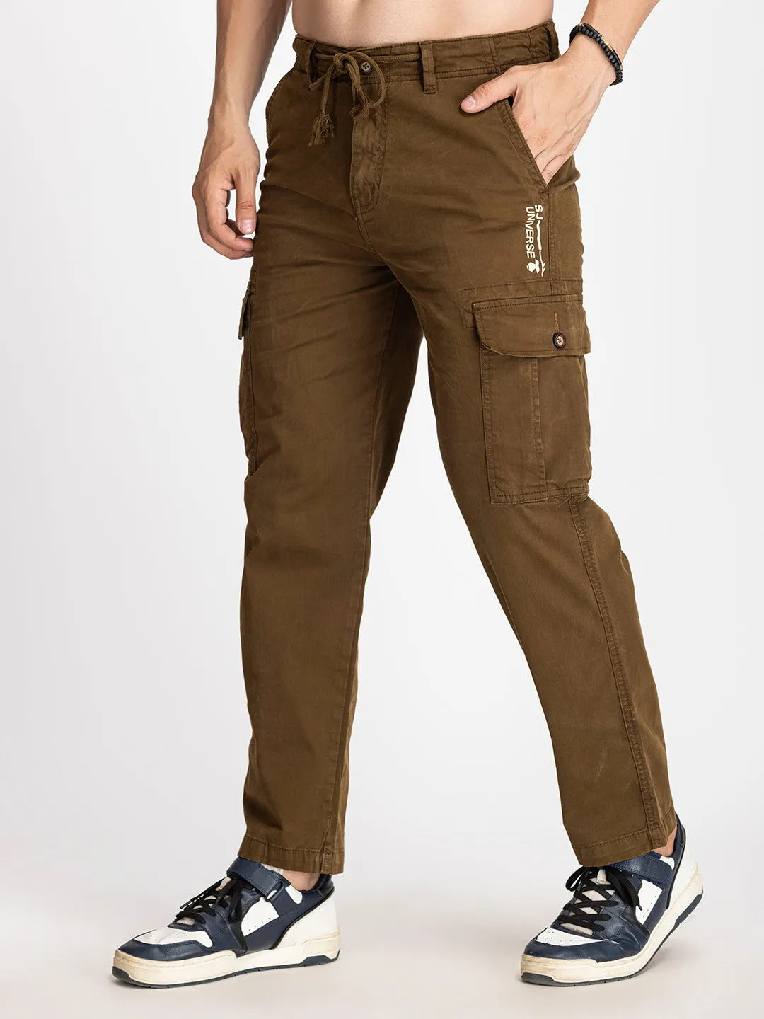 COFFEE BROWN COTTON UNIVERSE CARGO