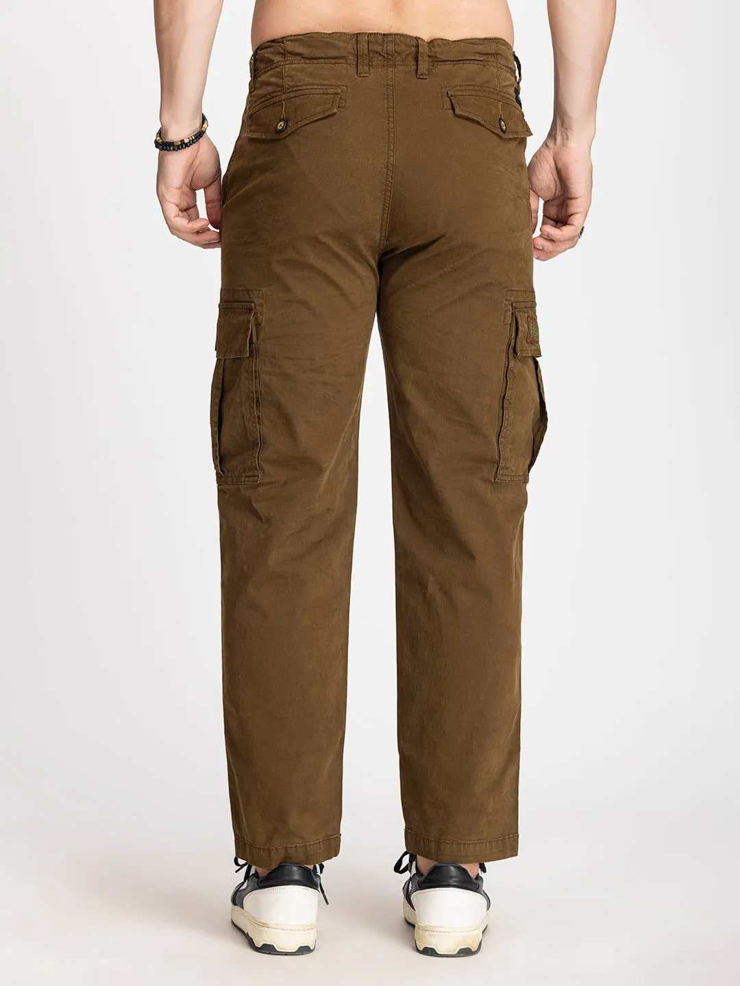 COFFEE BROWN COTTON UNIVERSE CARGO