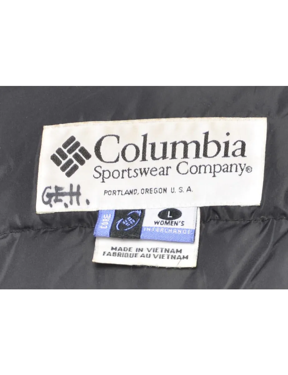 Columbia Quilted Black Puffer Jacket - L