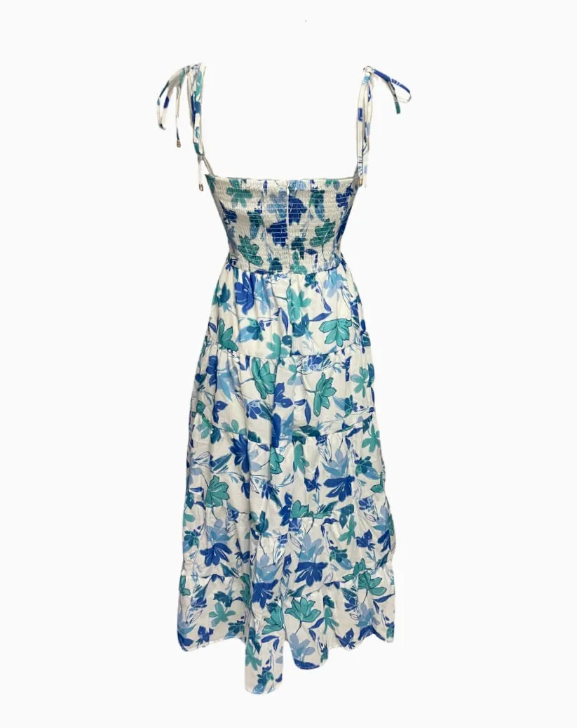 Dominique Maxi Dress - Blue Floral