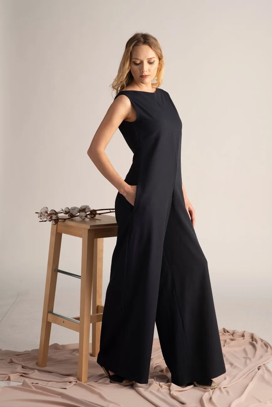 Elegant Loose Wide Leg Jumpsuit