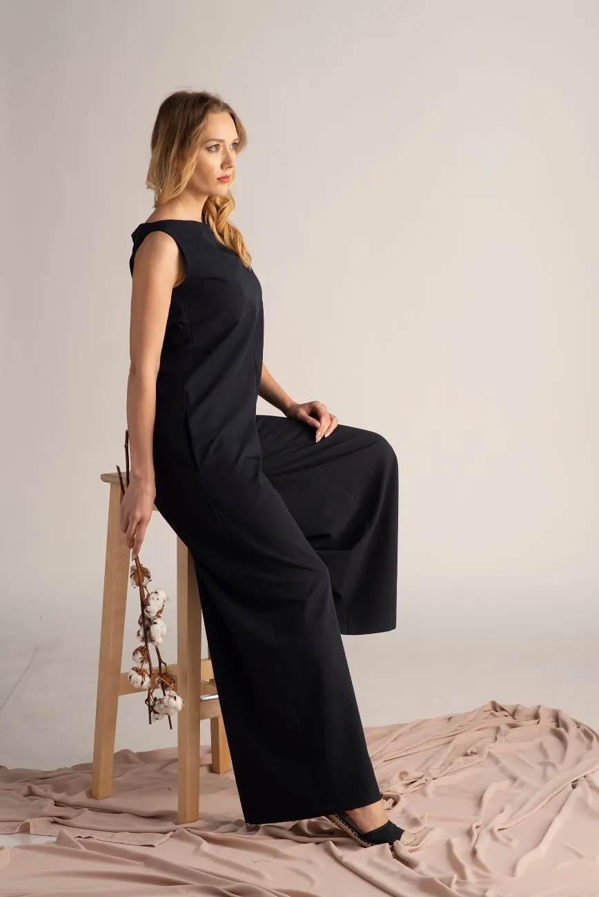 Elegant Loose Wide Leg Jumpsuit