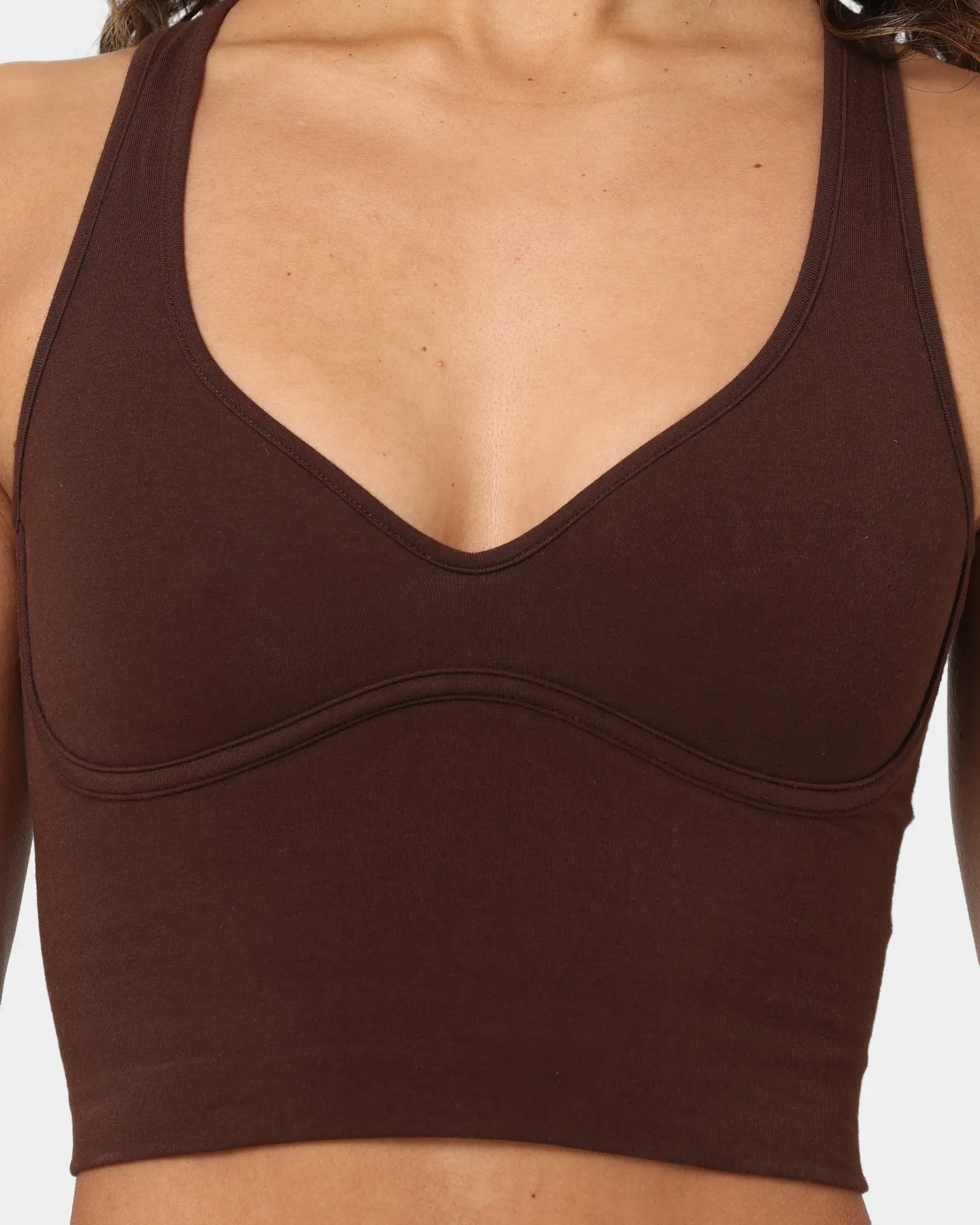 EN ES Women's Defined Contour Tank Brown