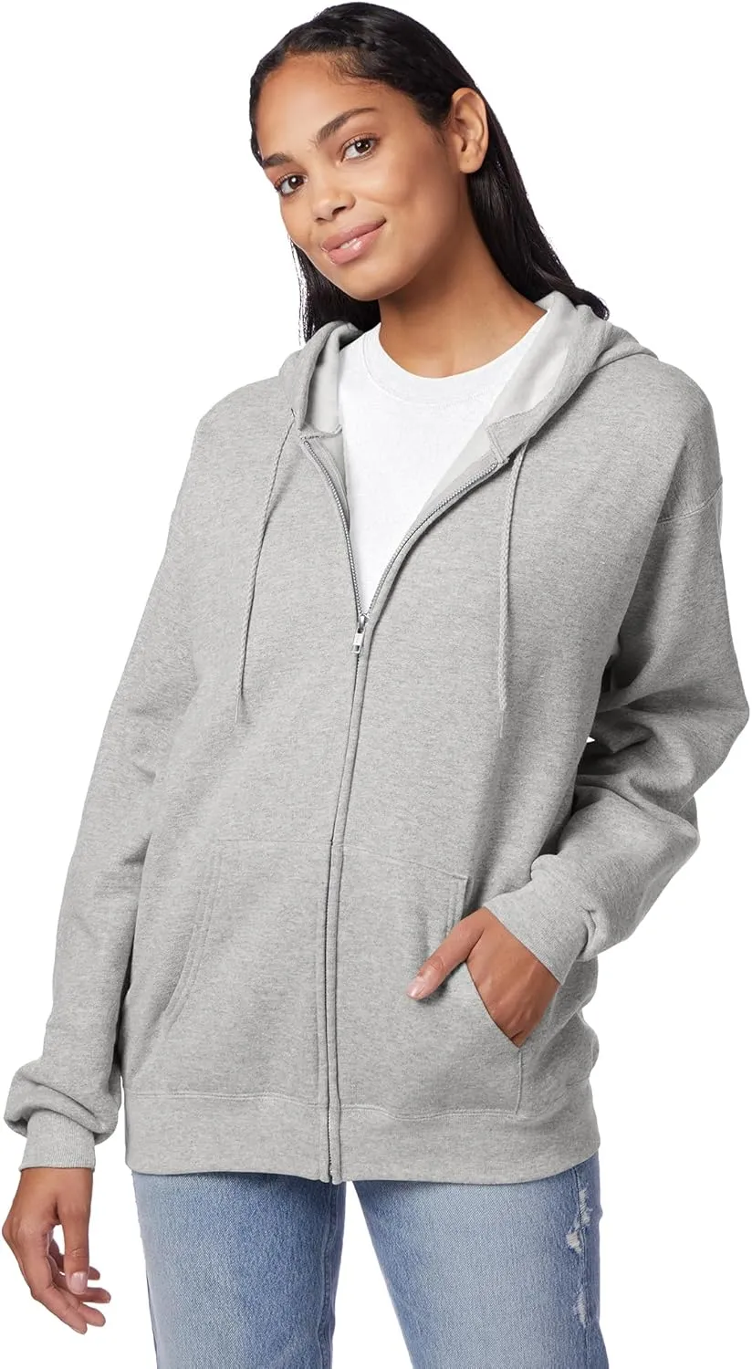 Hanes Men's EcoSmart Fleece Full-Zip Hoodie Sweatshirt