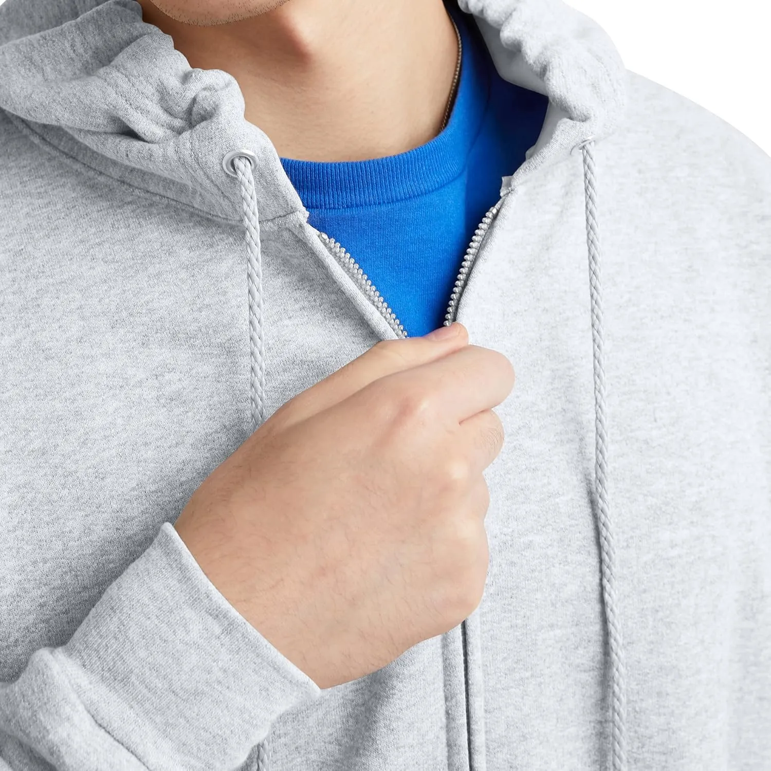 Hanes Men's EcoSmart Fleece Full-Zip Hoodie Sweatshirt