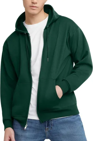 Hanes Men's EcoSmart Fleece Full-Zip Hoodie Sweatshirt