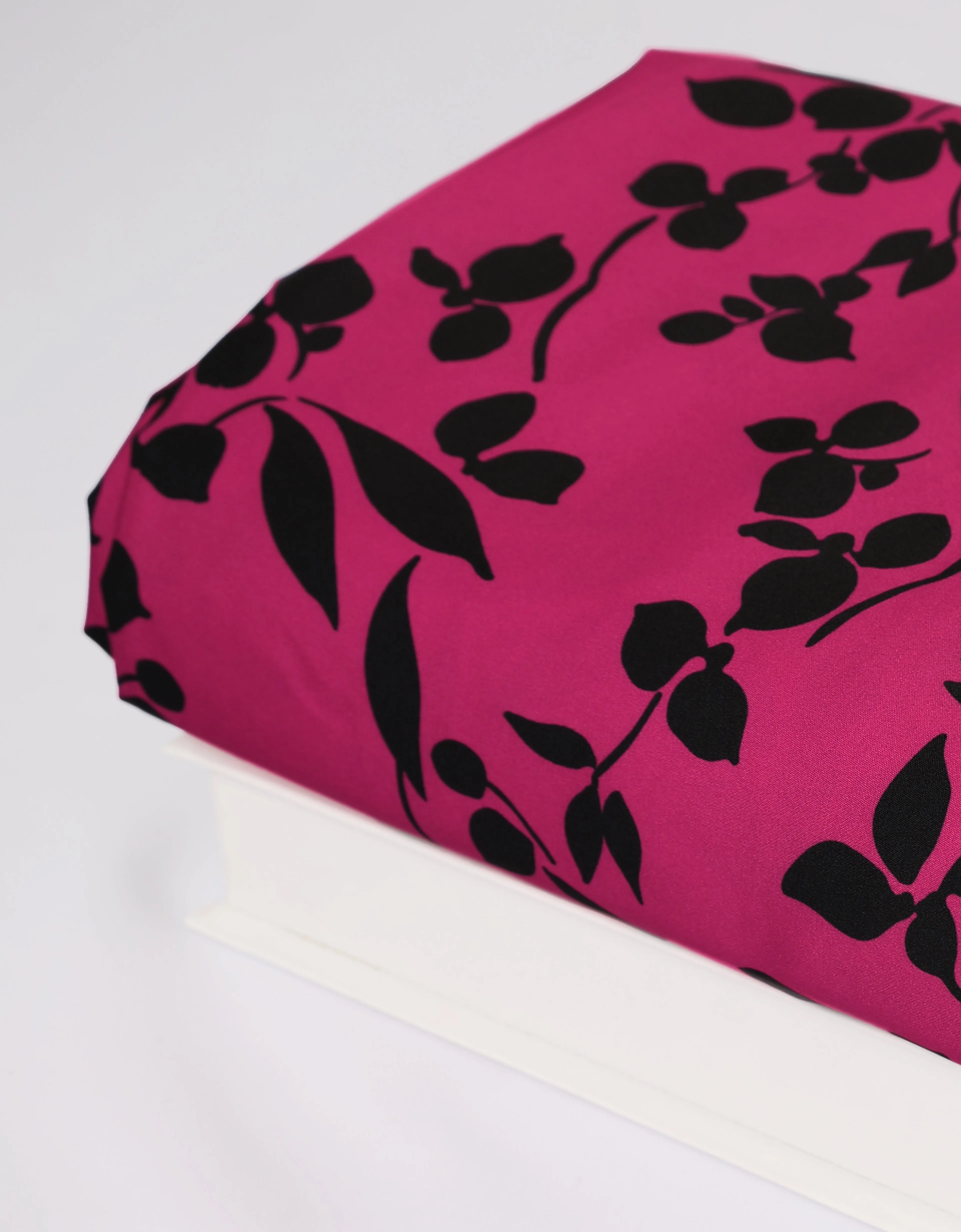 JASMINE SATIN - 4 METERS (FUSHIA PINK)