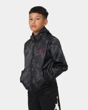 Jordan Kids' Full Zip Essential Windbreaker Black