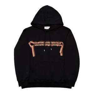 Lanvin Curb Lace Hooded Sweatshirt Black