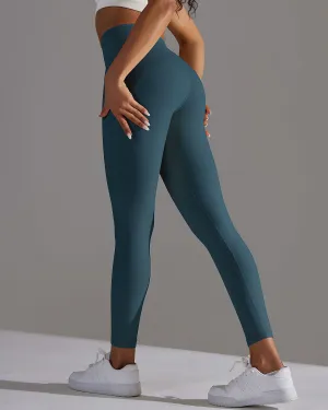 Lara Seamless Leggings - Bluewood