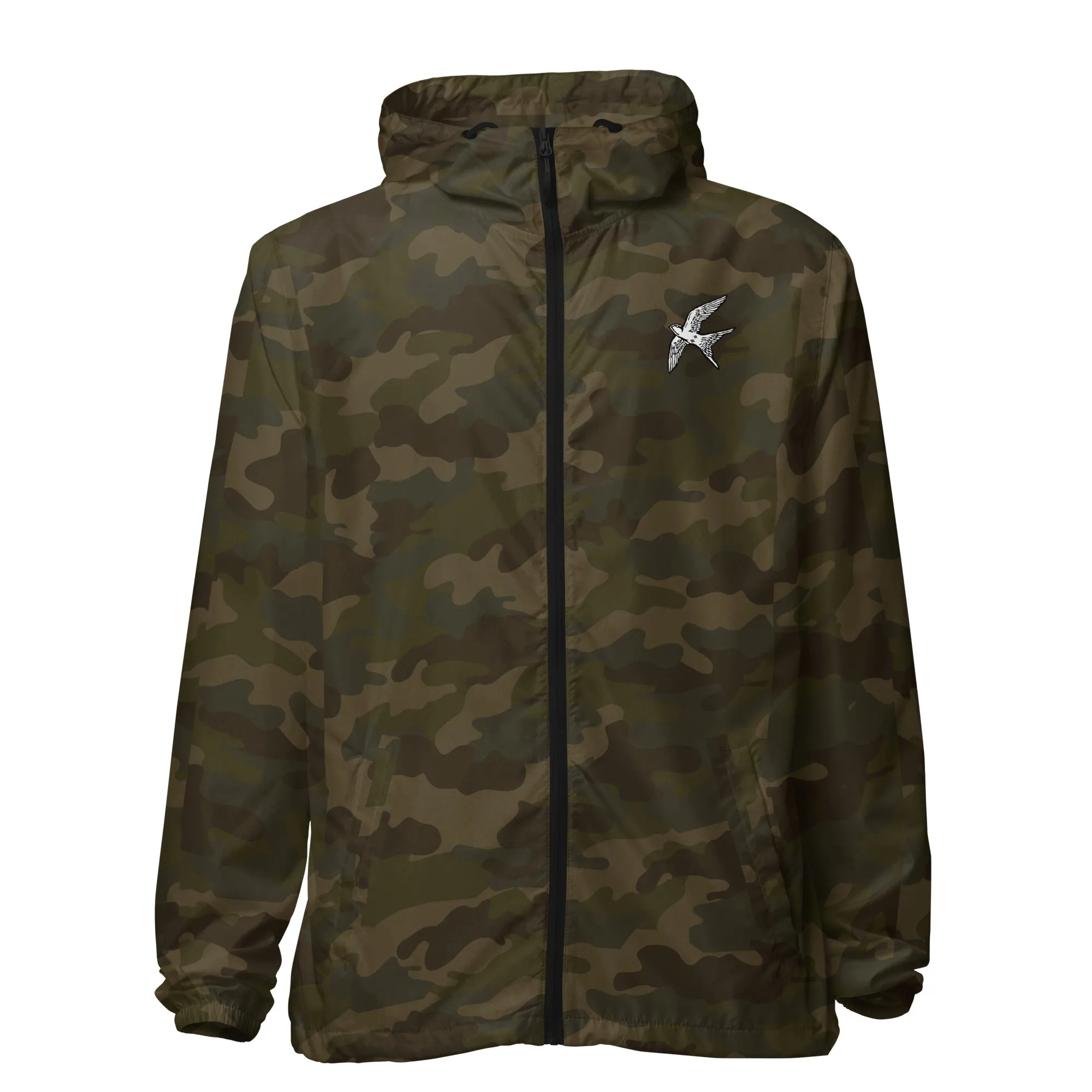 Love Bird | unisex lightweight zip up windbreaker