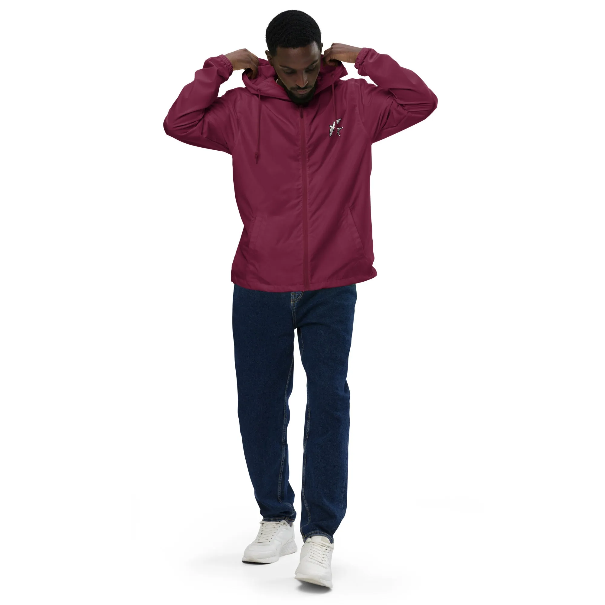 Love Bird | unisex lightweight zip up windbreaker