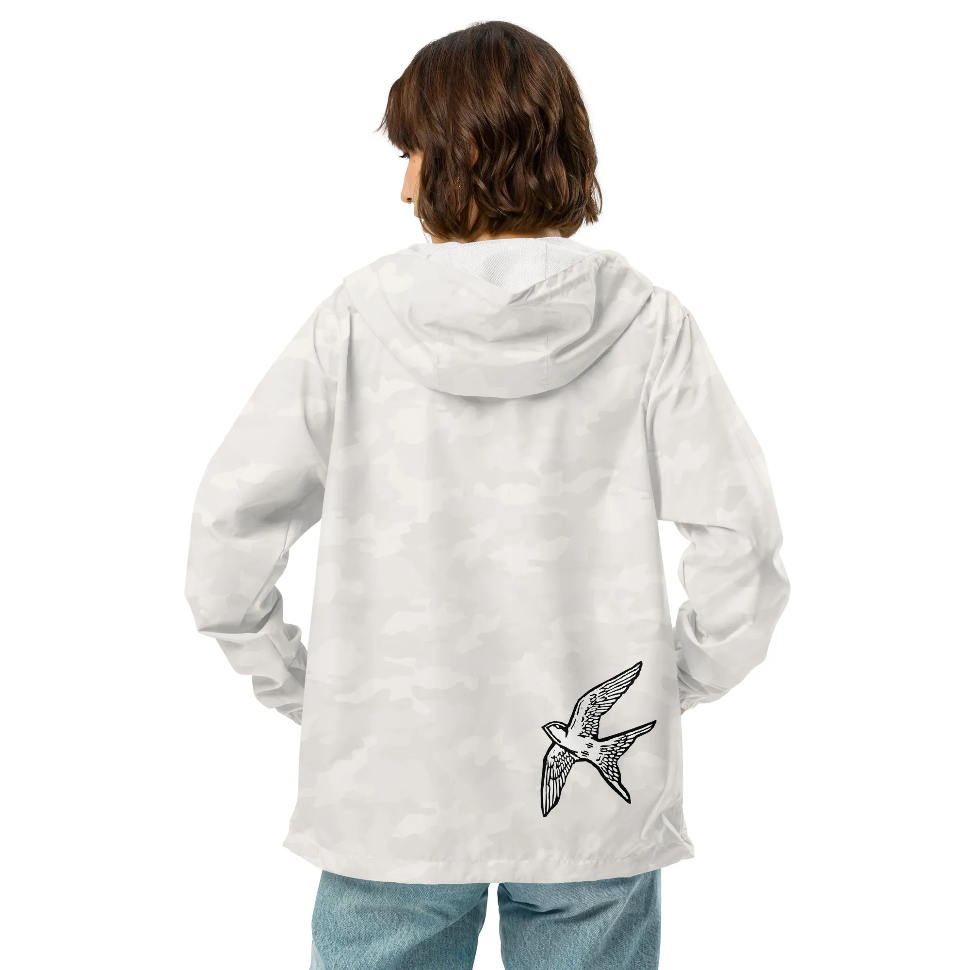 Love Bird | unisex lightweight zip up windbreaker
