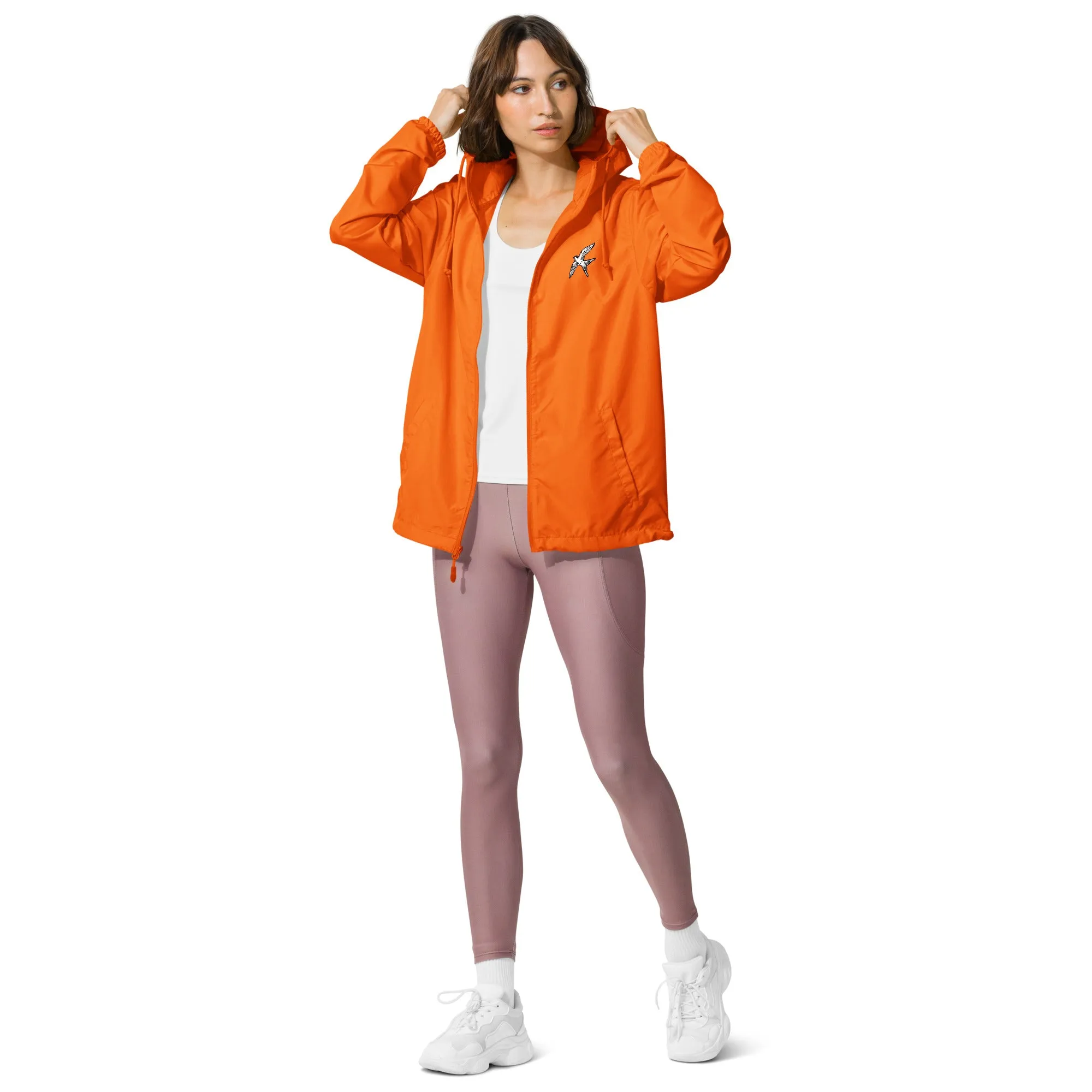 Love Bird | unisex lightweight zip up windbreaker