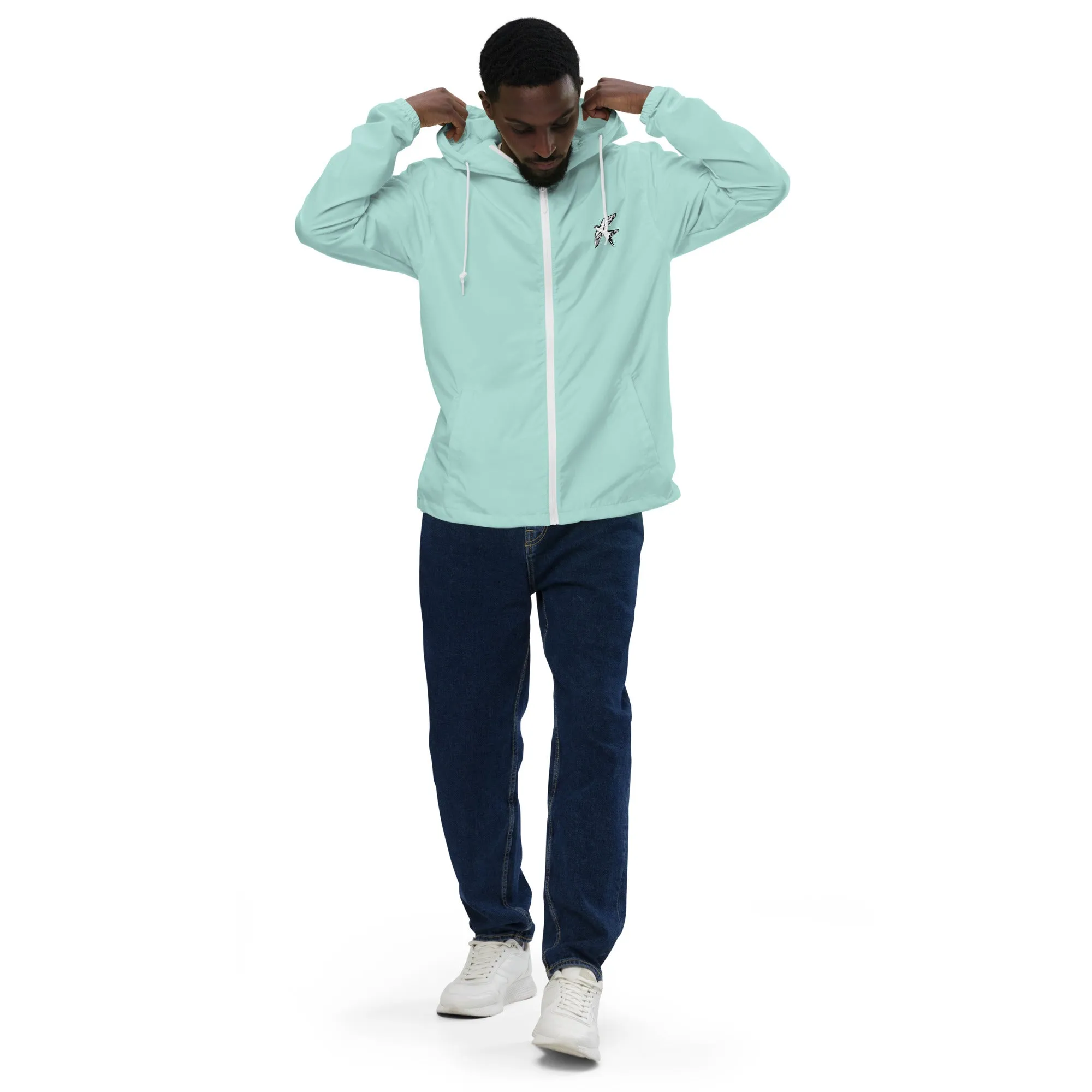 Love Bird | unisex lightweight zip up windbreaker