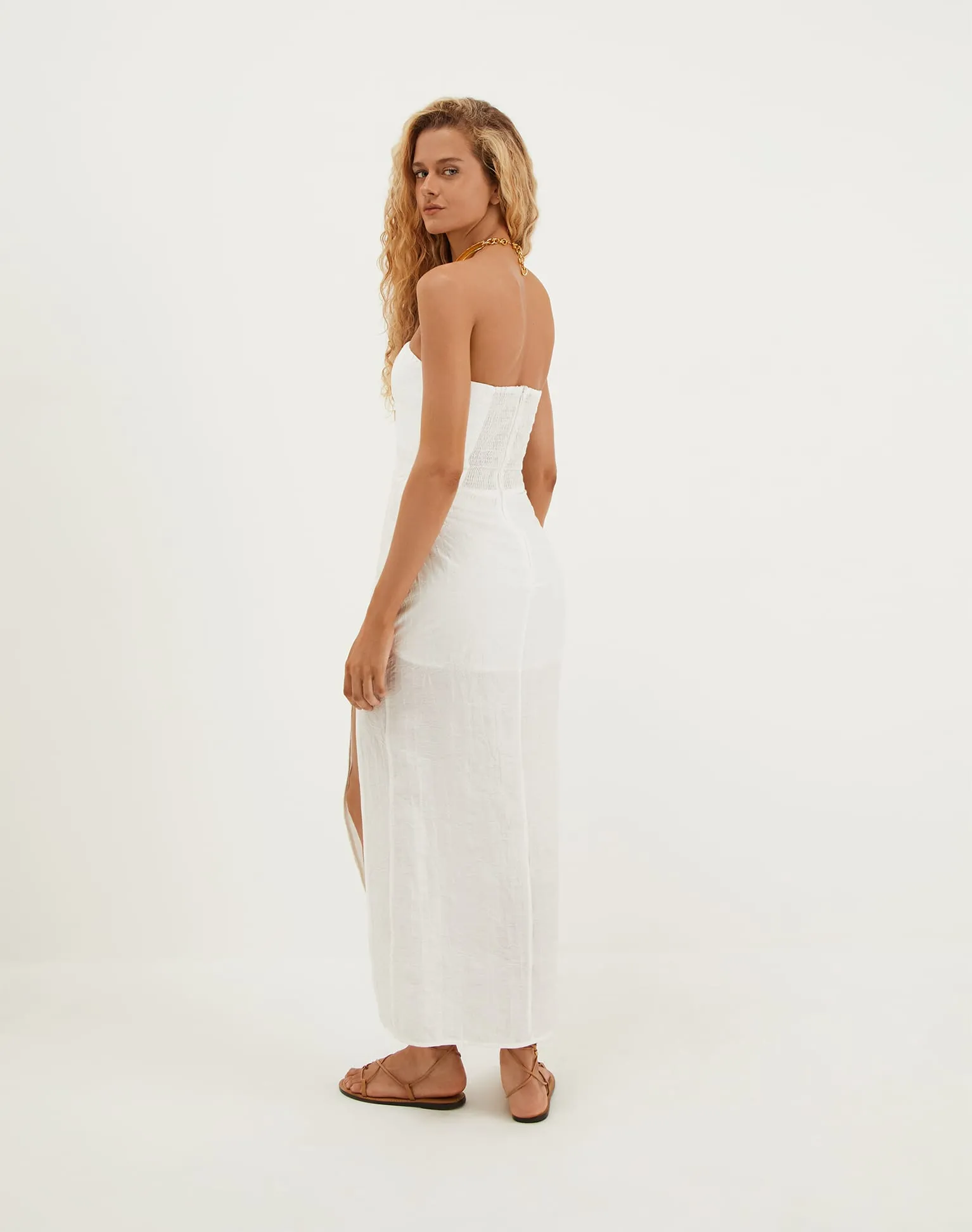 Lys Long Dress - Off White