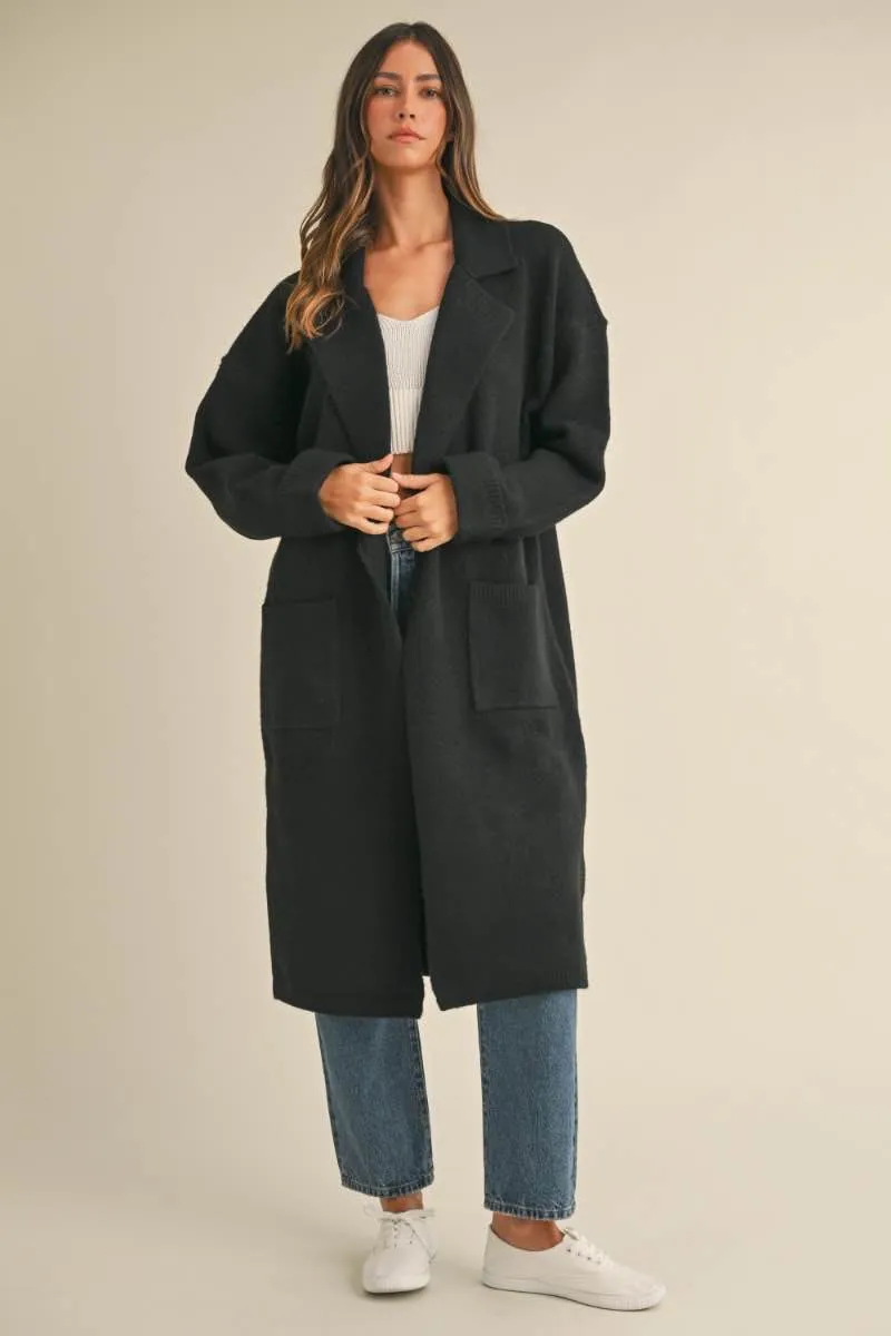 Marie Knit Trench Coat