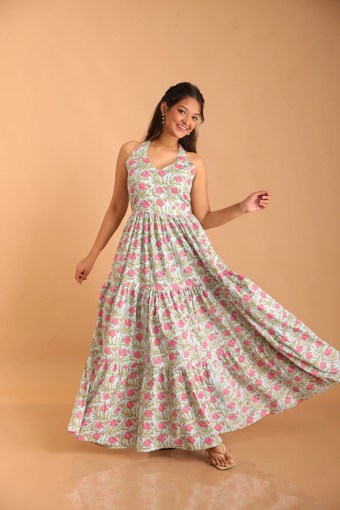 Marshmilo Blue Maxi Dress
