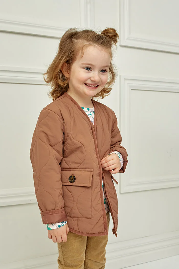Milky Puffer Jacket - Cinnamon