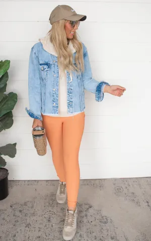 Nylon Rib Yoga Leggings | Rae Mode - Final Sale