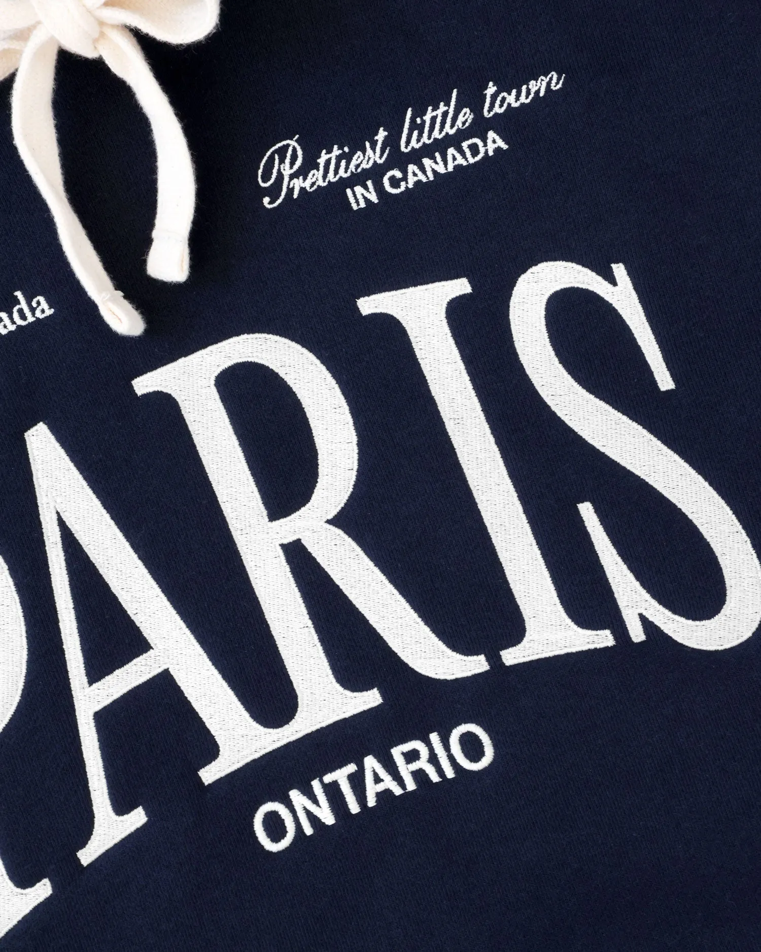 Paris Ontario Fleece Hoodie Navy - Unisex