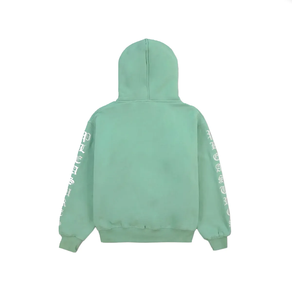 Pleasures OE Zip Up  Hoodie - Matcha Green
