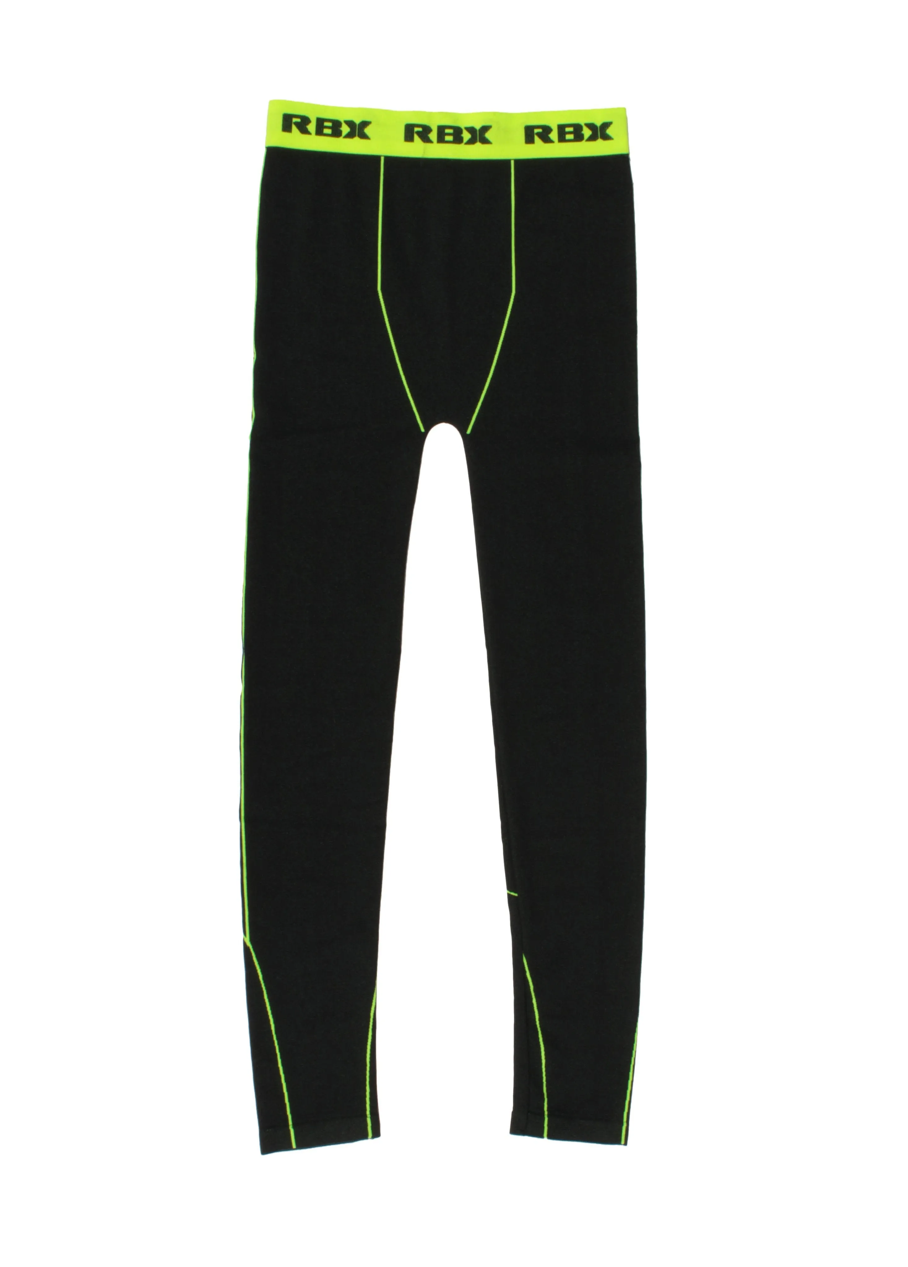 RBX Active  Boy's Contrast Seamless Compression Pants