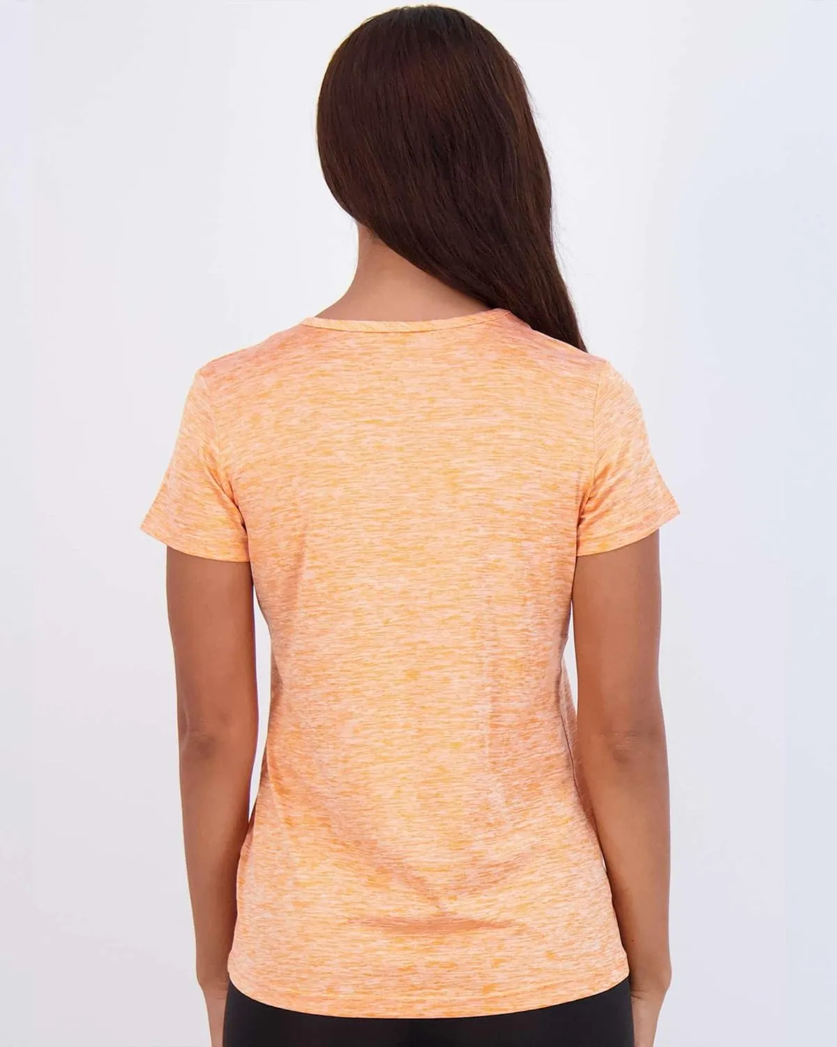 Real Essentials 5 Pack: Women's Dry Fit Tech Stretch Short-Sleeve Crew Neck Athletic T-Shirt (Available in Plus Size)