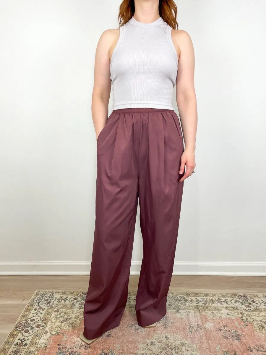 Ribbed T Cropped Tank in Stone