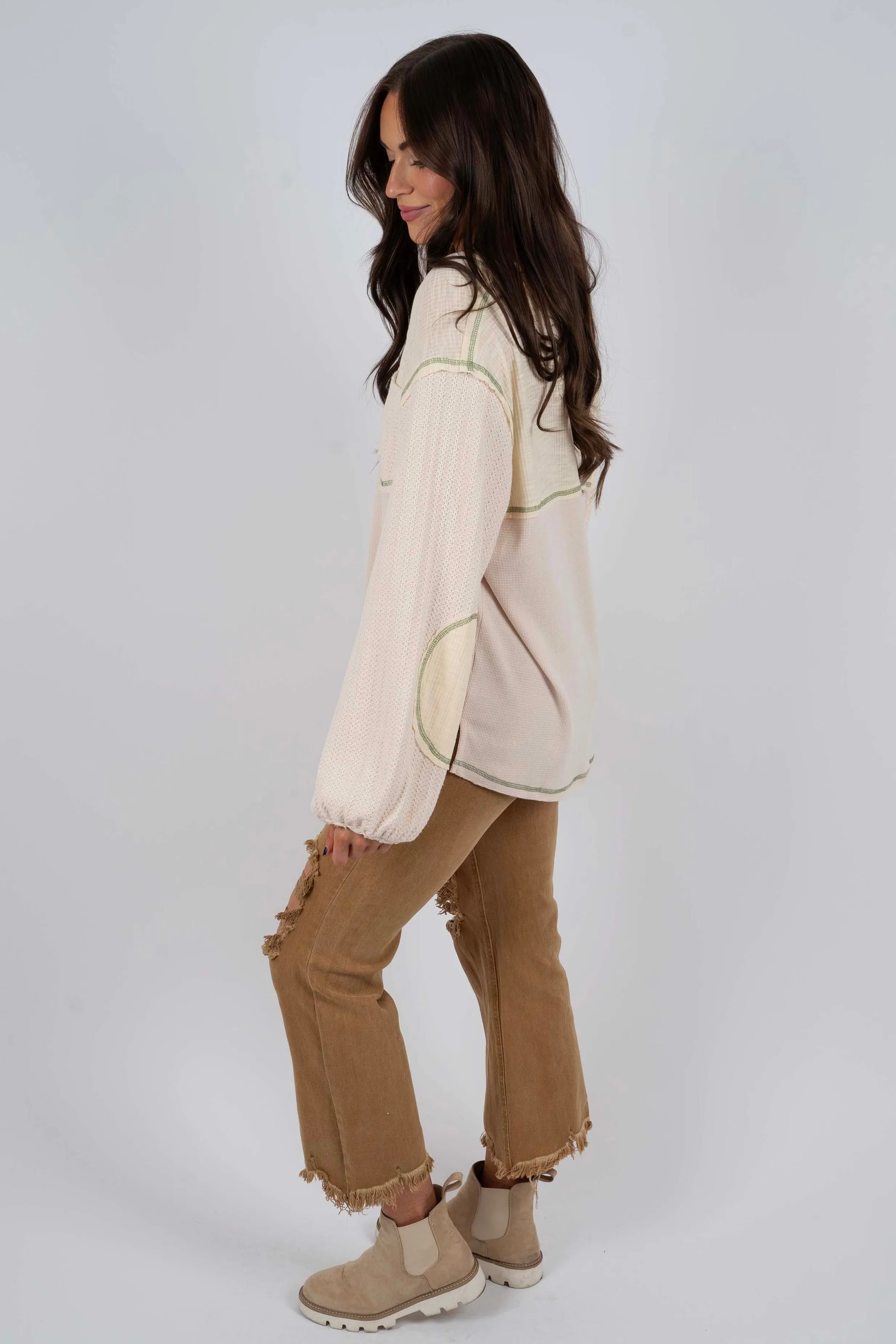 Risen Hailey Straight Leg Jeans (Mocha)