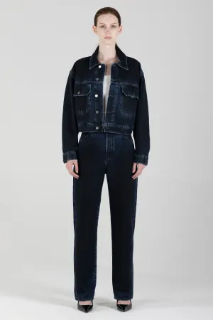 River Crop Jacket - Dark Shadow
