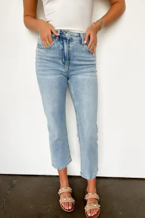 Roxanna High Rise Crop Straight Jeans - FINAL SALE
