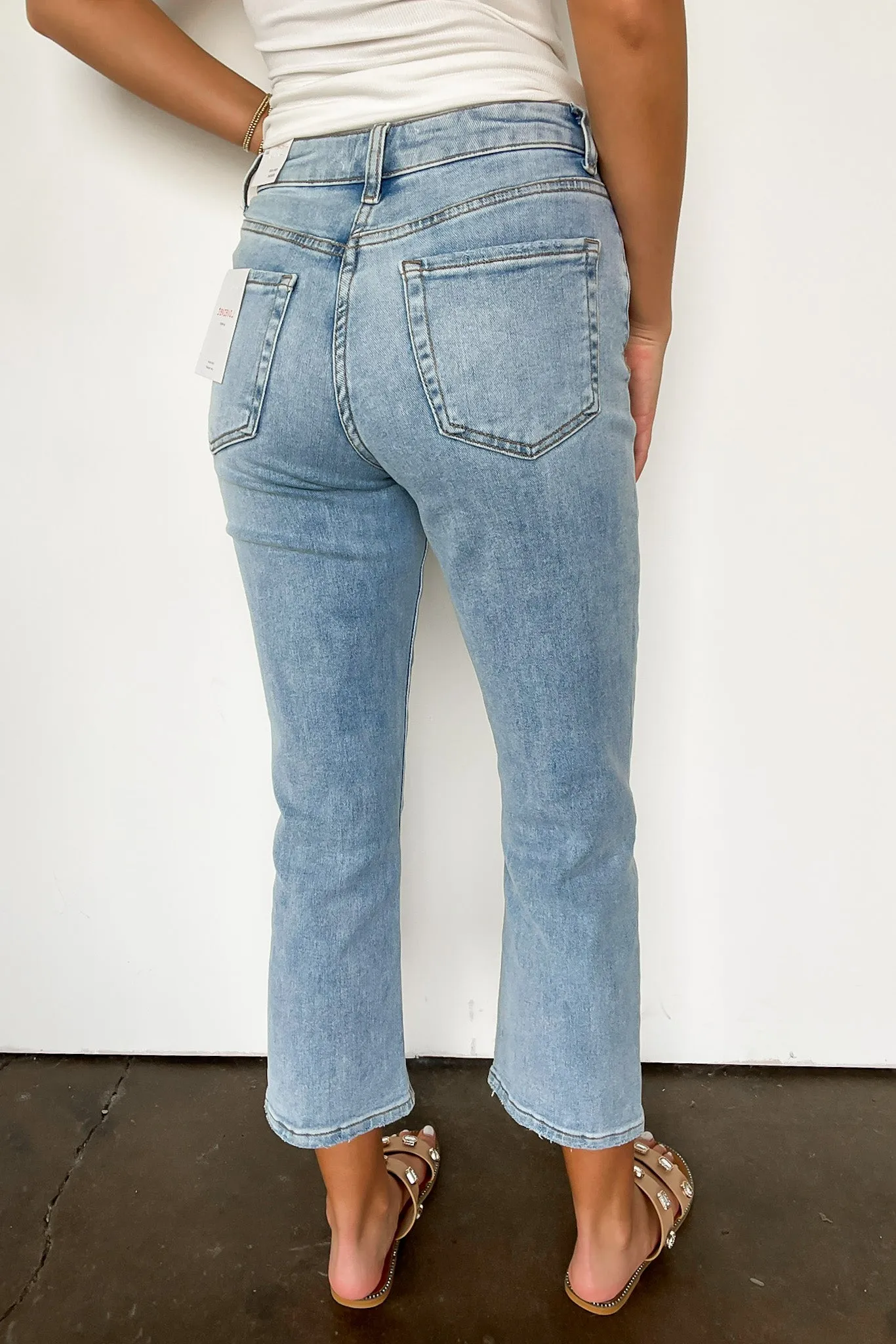 Roxanna High Rise Crop Straight Jeans - FINAL SALE