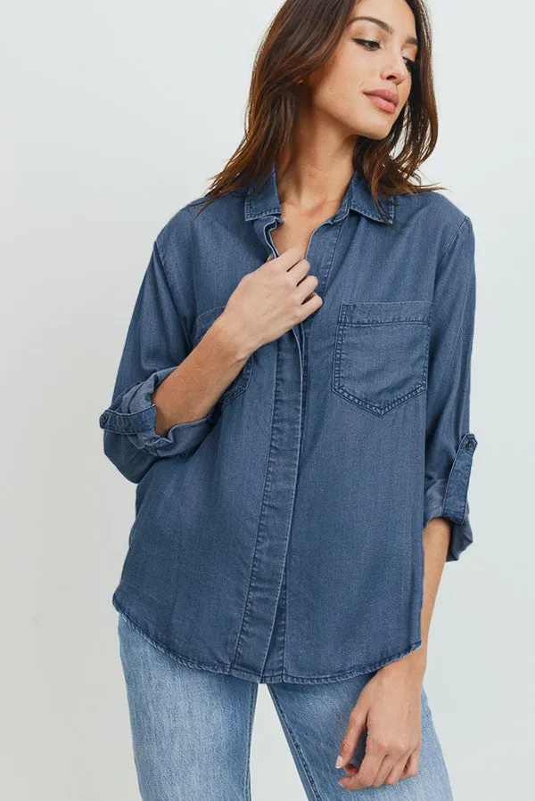 Shirt Tails and Tencel Top