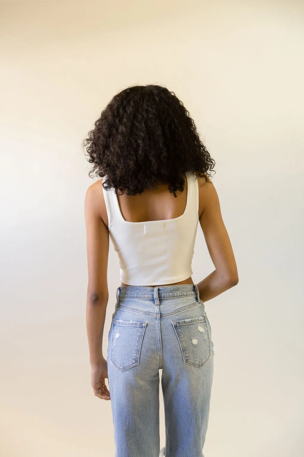 Should Stay Sleeveless Crop Top