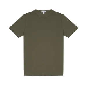 Sunspel Classic T-Shirt in Khaki