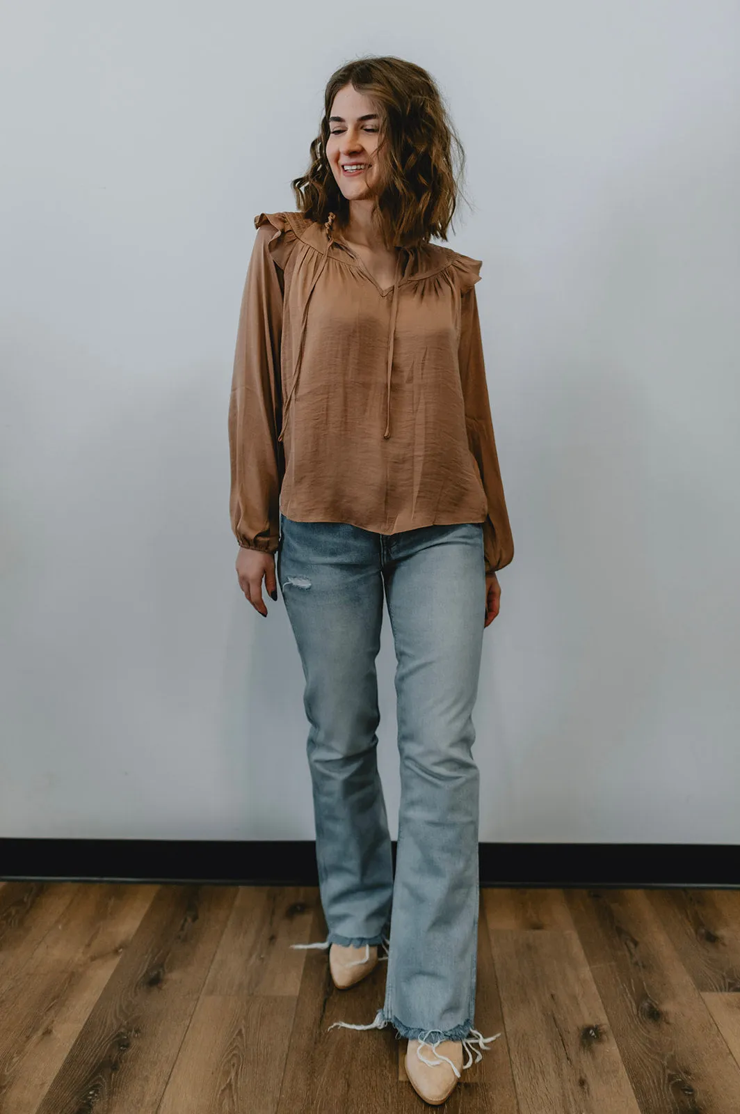 The Marion Top by Heartloom - Chai