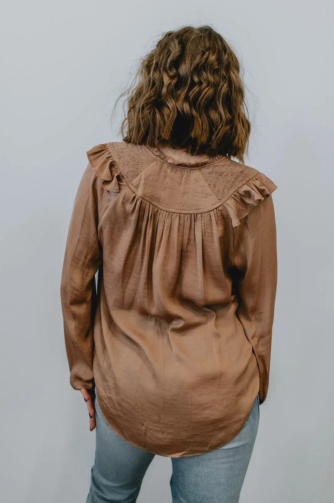 The Marion Top by Heartloom - Chai